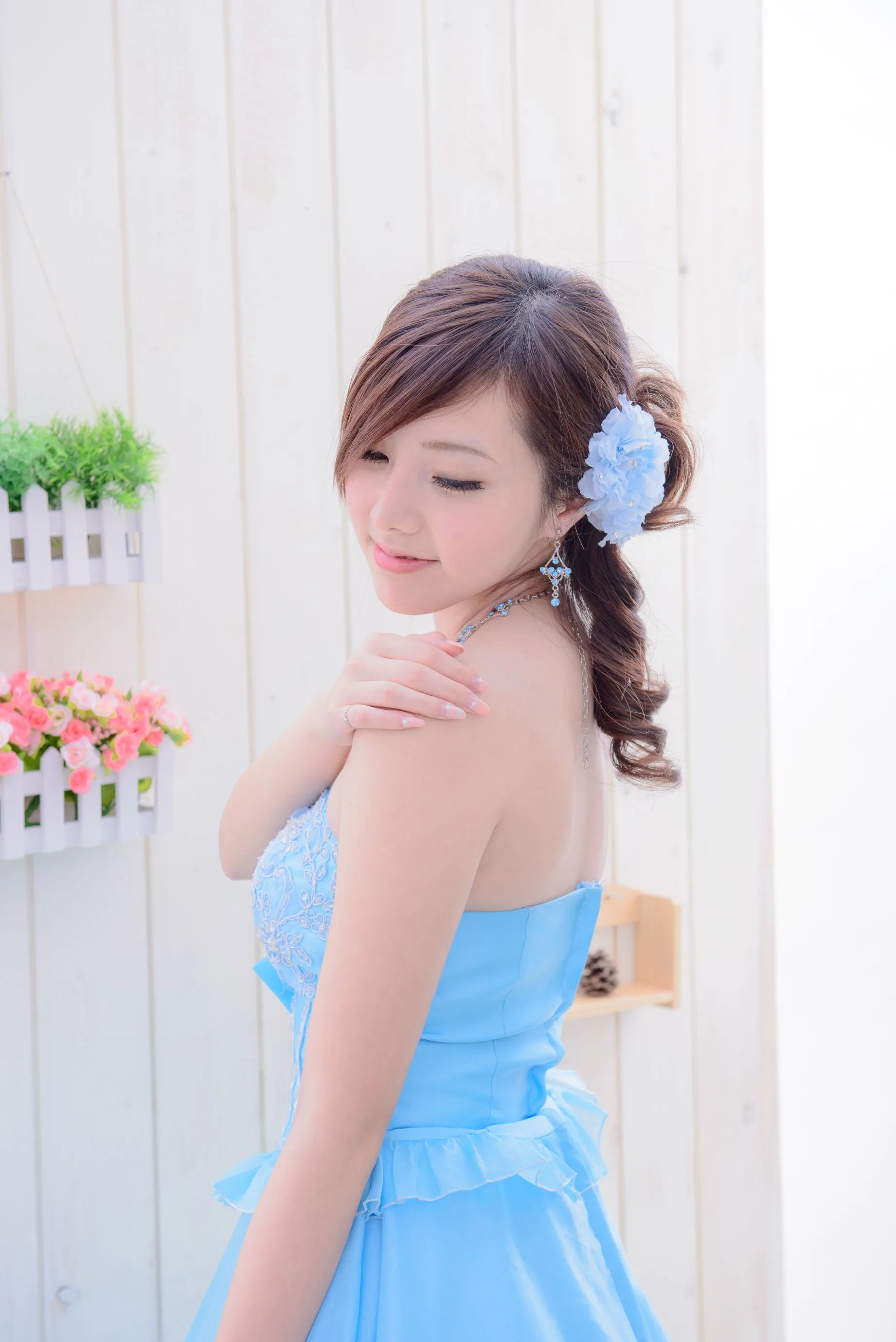[Vẻ đẹp váy cưới] Chen Siying - Bộ ảnh cưới màu xanh trắng - 13