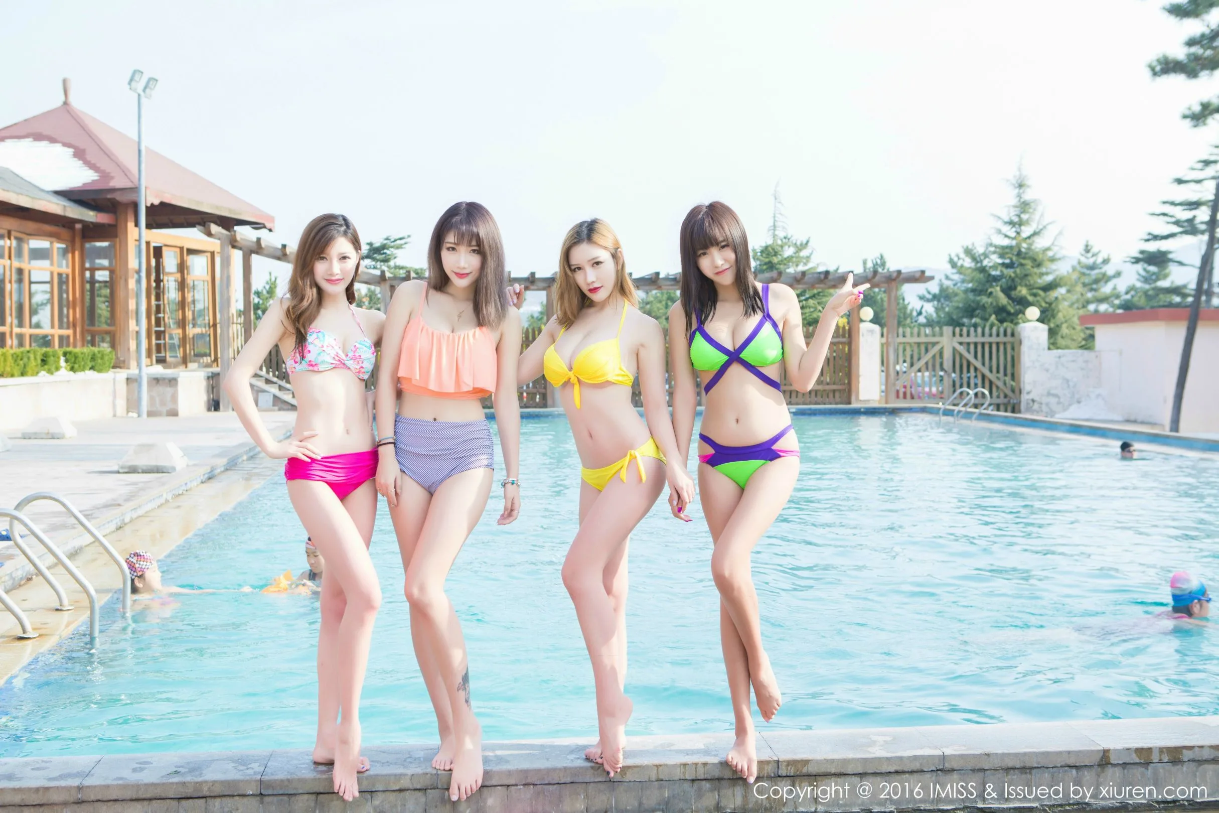 [IMISS Love Honey Club] VOL.063 Bộ sưu tập mô hình - Hồ bơi + Bộ đồ trong nhà - 22